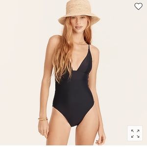 J.Crew Plunge one piece swimsuit